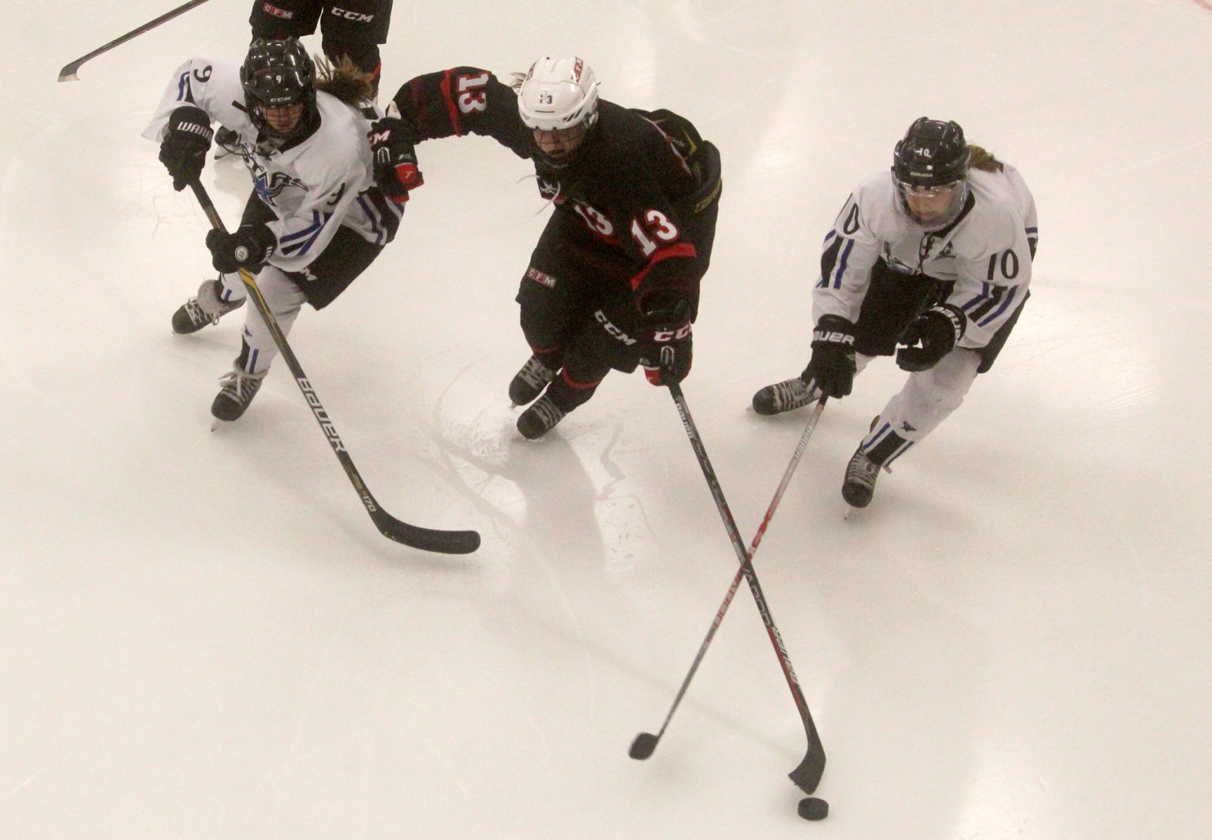 Chi-Hi/Menomonie girls hockey at Eau Claire Area 12-13-18
